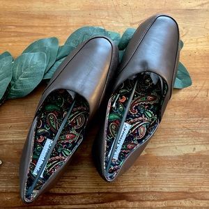 Dr.Leonard’s Comfy Mens Slippers, Brown, Size 12